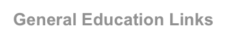 General Education Links
